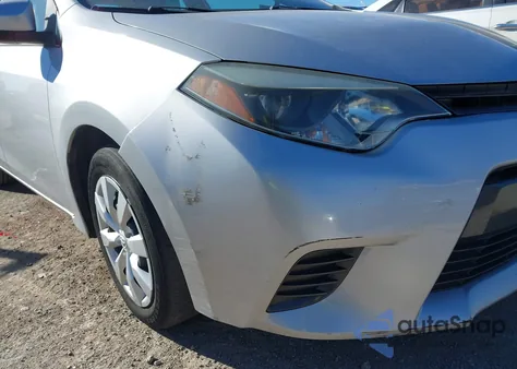 2015 Toyota Corolla L from USA, damaged, VIN 5YFBURHE0FP290224